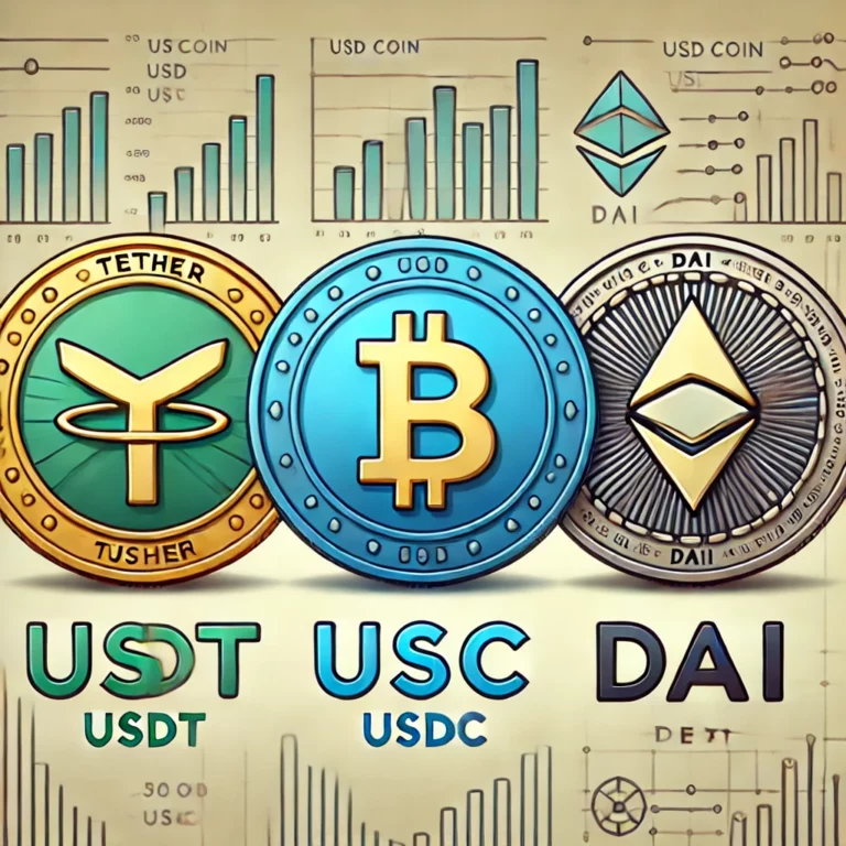 스테이블코인 비교: 테더(USDT), USDC, DAI의 차이점